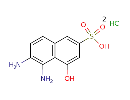 5,6-diamino-4-hydroxynaphthalene-2-sulfonic acid