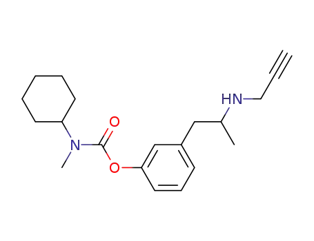 cyclohexyl-methyl-carbamic acid 3-(2-prop-2-ynylamino-propyl)-phenyl ester