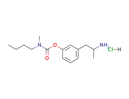 butyl-methyl-carbamic acid 3-(2-amino-propyl)-phenyl ester; hydrochloride