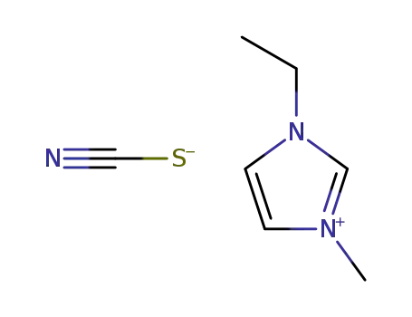 Molecular Structure of 331717-63-6 (1-Ethyl-3-methylimidazolium thiocyanate)