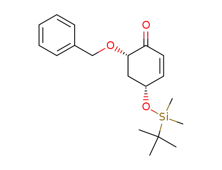 (4R,6S)-6-benzyloxy-4-[(tert-butyldimethylsilyl)oxy]-2-cyclohexenone