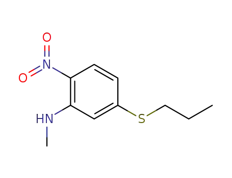 N-methyl-2-nitro-5-(propylthio)aniline