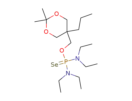O-(2,2-dimethyl-5-propyl-1,3-dioxan-5-ylmethyl) N,N,N',N'-tetraethylphosphorodiamidoselenoate