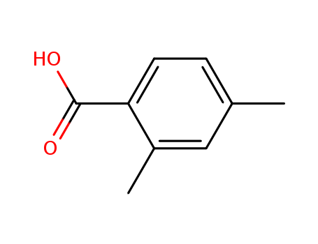 611-01-8,2,4-Dimethylbenzoic acid,Benzoic acid, 2,4-dimethyl-;2,4-dimethylbenzoate;4-Carboxy-1,3-dimethylbenzene;