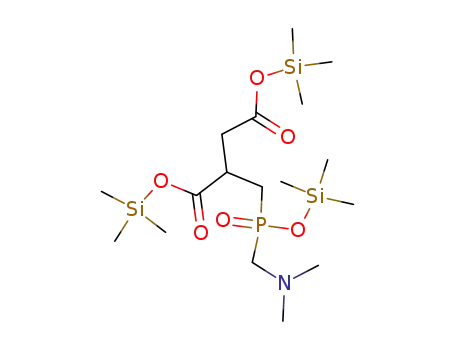 trimethylsilyl (N,N-dimethylaminomethyl)-2,3-bis(trimethylsiloxycarbonyl)propylphosphinate