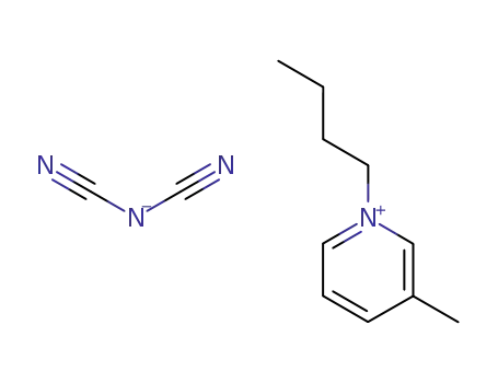 Molecular Structure of 712355-12-9 (N-BUTYL-3-METHYLPYRIDINIUM DICYANAMIDE)