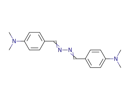 Molecular Structure of 2143-98-8 (4-(dimethylamino)benzaldehyde [[4-(dimethylamino)phenyl]methylene]hydrazone)
