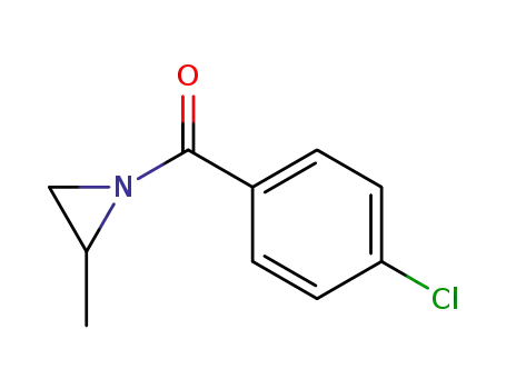 Molecular Structure of 21384-46-3 (Aziridine, 1-(4-chlorobenzoyl)-2-methyl-)