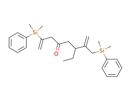6-ethyl-2-(dimethylphenylsilyl)-7-[(dimethylphenylsilyl)methyl]octa-1,7-dien-4-one