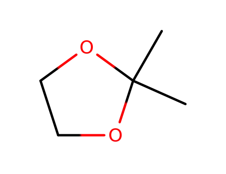 Molecular Structure of 2916-31-6 (2,2-Dimethyl-1,3-dioxolane)