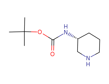 309956-78-3,(R)-3-(Boc-Amino)piperidine,(R)-3-Boc-aminopiperidine;Carbamicacid, (3R)-3-piperidinyl-, 1,1-dimethylethyl ester (9CI);(3R)-3-[((tert-Butyloxycarbonyl)amino)]piperidine;(R)-3-[N-(tert-Butoxycarbonyl)amino]piperidine;(R)-Piperidin-3-ylcarbamic acid tert-butylester;(R)-tert-Butyl(piperidin-3-yl)carbamate;tert-Butyl(R)-piperidin-3-ylcarbamate;
