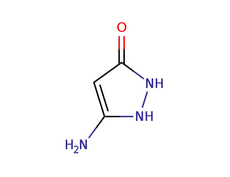 Molecular Structure of 28491-52-3 (5-amino-1,2-dihydropyrazol-3-one)