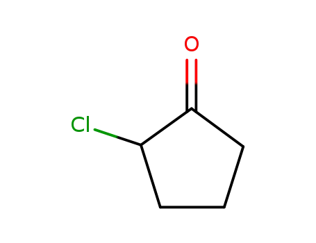 Molecular Structure of 694-28-0 (2-Chlorocyclopentanone)