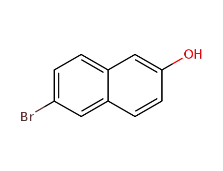 Molecular Structure of 15231-91-1 (6-Bromo-2-naphthol)