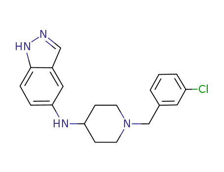 N-[1-(3-Chlorobenzyl)-4-piperidyl]-N-(1H-5-indazolyl)amine
