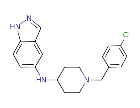 N-[1-(4-Chlorobenzyl)-4-piperidyl]-N-(1H-5-indazolyl)amine