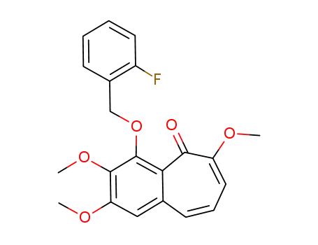 4,2',3'-trimethyl-4'-(o-fluorobenzyl)purpurogallin