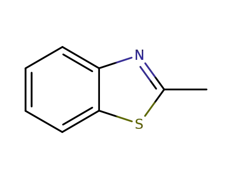 Molecular Structure of 120-75-2 (2-Methylbenzothiazole)