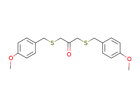1,3-bis-(4-methoxy-benzylsulfanyl)-propan-2-one
