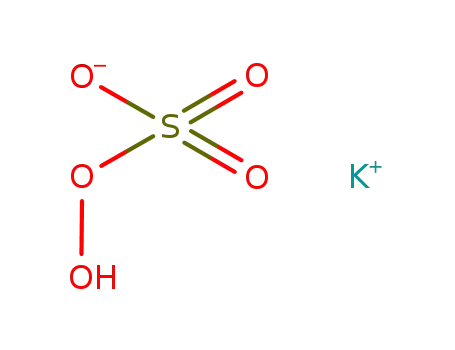 Molecular Structure of 10058-23-8 (potassium hydrogenperoxomonosulphate)