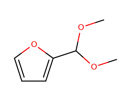 Molecular Structure of 1453-62-9 (2-Furancarboxaldehyde dimethyl acetal)