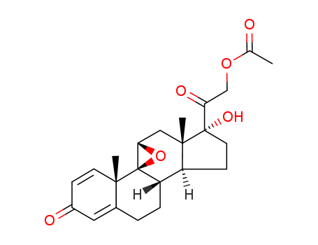 9β,11β-epoxy-17,21-dihydroxypregna-1,4-diene-3,2...