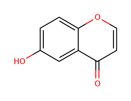 Molecular Structure of 38445-24-8 (6-hydroxy-4H-chroMen-4-one)