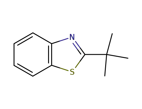 Molecular Structure of 17626-88-9 (Benzothiazole, 2-(1,1-dimethylethyl)- (9CI))