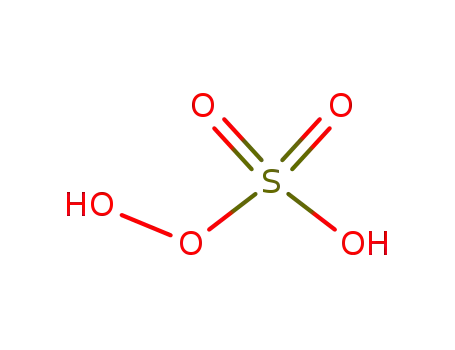 Molecular Structure of 7722-86-3 (peroxomonosulphuric acid)