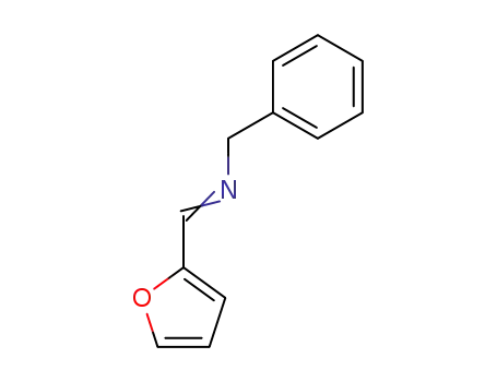 Molecular Structure of 4393-11-7 (Benzenemethanamine, N-(2-furanylmethylene)-)