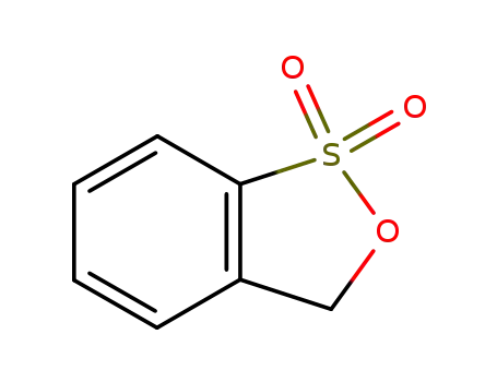 Molecular Structure of 4430-23-3 (3H-2,1-benzoxathiole 1,1-dioxide)