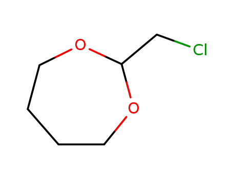 Molecular Structure of 54237-96-6 (1,3-Dioxepane, 2-(chloromethyl)-)