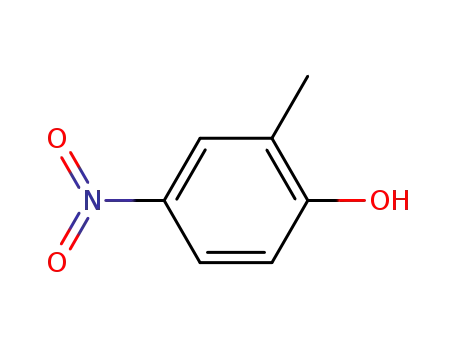 Molecular Structure of 99-53-6 (2-METHYL-4-NITROPHENOL)
