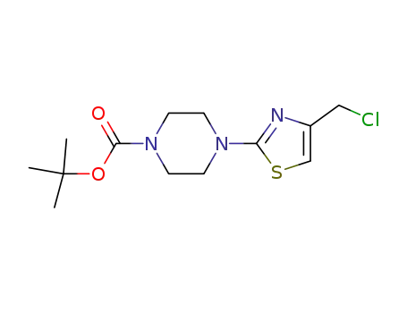 4-(4-chloromethylthiazol-2-yl)piperazine-1-carboxylic acid tert-butyl ester