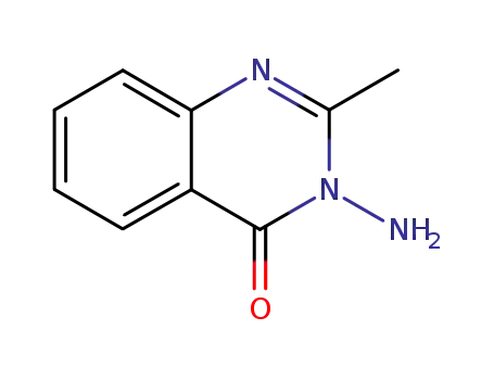 Molecular Structure of 1898-06-2 (2-METHYL-3-AMINO-4-QUINAZOLONE)
