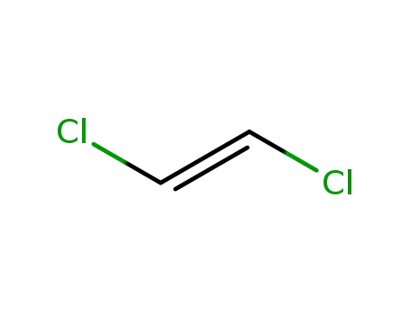 Molecular Structure of 156-60-5 (trans-1,2-Dichloroethylene)