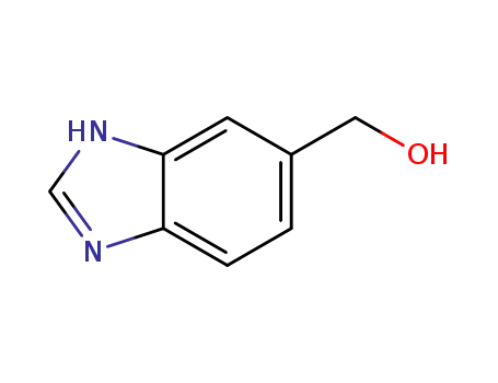 Molecular Structure of 106429-29-2 (1H-Benzimidazol-5-ylmethanol)