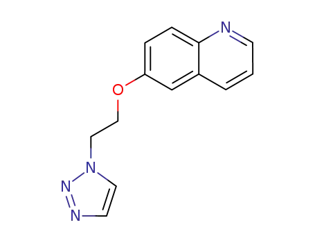6-[2-(1H-1,2,3-triazol-1-yl)ethoxy]quinoline