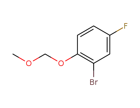 Molecular Structure of 474711-11-0 (Benzene, 2-bromo-4-fluoro-1-(methoxymethoxy)-)