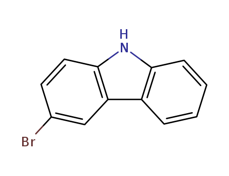 1592-95-6,3-Bromo-9H-carbazole,Carbazole,3-bromo- (6CI,7CI,8CI);3-Bromocarbazole;NSC 74389;
