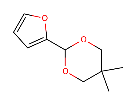 Molecular Structure of 709-10-4 (2-(furan-2-yl)-5,5-dimethyl-1,3-dioxane)