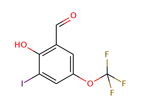 2-hydroxy-3-iodo-5-(trifluoromethoxy) benzaldehyde