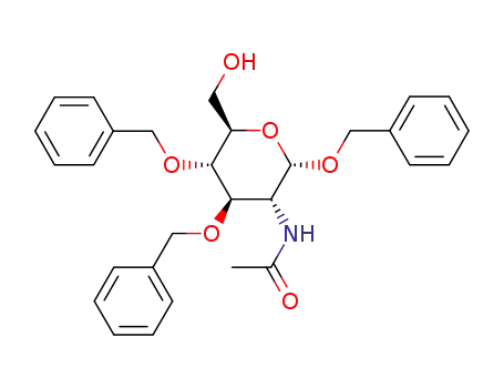 3,4-di-O-benzyl-2-acetamido-2-desoxy-α-benzyl-D-glucopyranoside