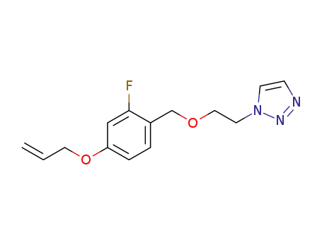 1-[2-(4-allyloxy-2-fluoro-benzyloxy)-ethyl]-1H-[1,2,3]triazole