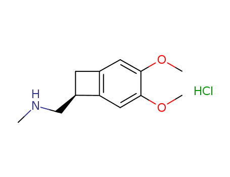 866783-13-3,(1S)-4,5-Dimethoxy-1-[(methylamino)methyl]benzocyclobutane hydrochloride,Bicyclo[4.2.0]octa-1,3,5-triene-7-methanamine,3,4-dimethoxy-N-methyl-, hydrochloride, (7S)- (9CI);(1S)-4,5-Dimethoxy-1-[(methylamino)methyl]benzocyclobutane hydrochloride;(S)-N-[（4,5-dimethoxybenzocyclobut-1-yl）methyl ]-N-methylamine hydrochloride;