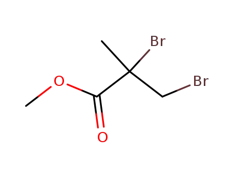 Molecular Structure of 3673-79-8 (2,3-Dibromo-2-methylpropionic acid methyl ester)