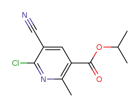 isopropyl 6-chloro-3-cyano-2-methylnicotinate