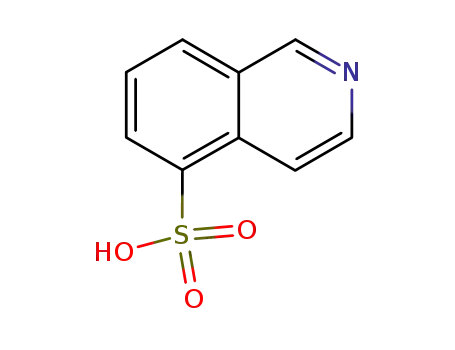 Molecular Structure of 27655-40-9 (5-Isoquinolinesulfonic acid)