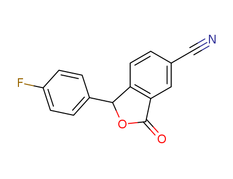 5-Isobenzofurancarbonitrile,1-(4-fluorophenyl)-1,3-dihydro-3-oxo-(372941-48-5)