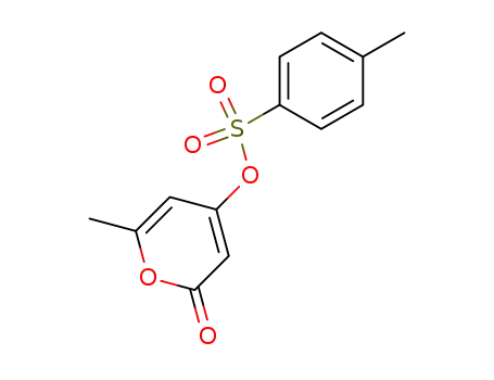 Molecular Structure of 31913-41-4 (2H-Pyran-2-one, 6-methyl-4-[[(4-methylphenyl)sulfonyl]oxy]-)